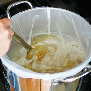 1 PCS HomeBrew Beer Wine Cider Filter Strainer Bag Brewing Reusable Wort Fine Mesh Grain Filtering For Malt Boiling