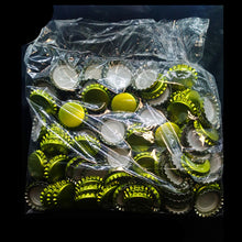 Load image into Gallery viewer, 100pcs! New Beer Bottle Caps metal Iron Capping lid caps with seal cover for Cooler drink beer brewing Wine Making gold silver
